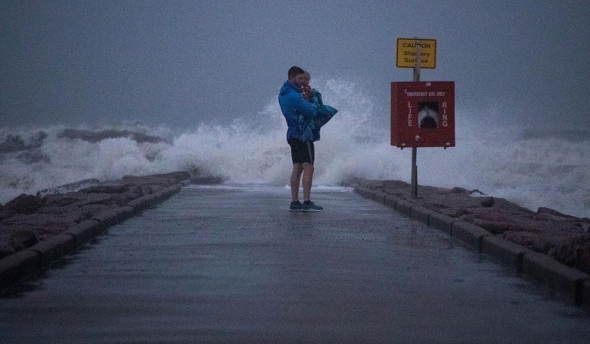 Hurricane Nicholas makes landfall pounds coastal Texas Louisiana with rain